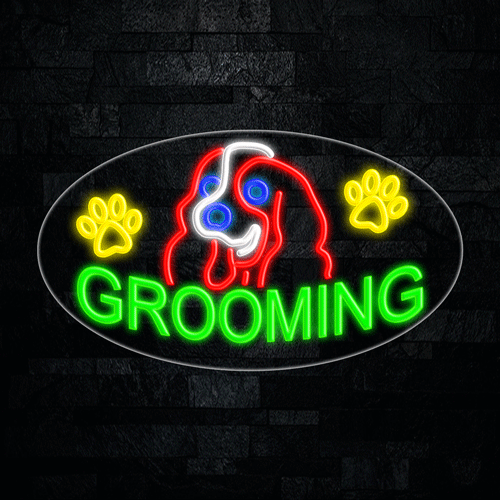 Grooming LED Flex Sign 30″ x 17″