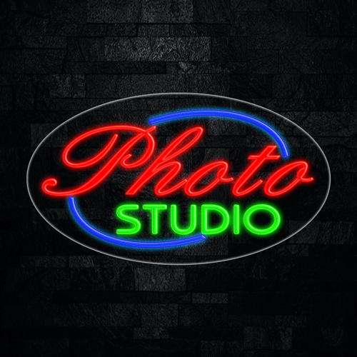 Photo Studio LED Flex Sign 30″ x 17″