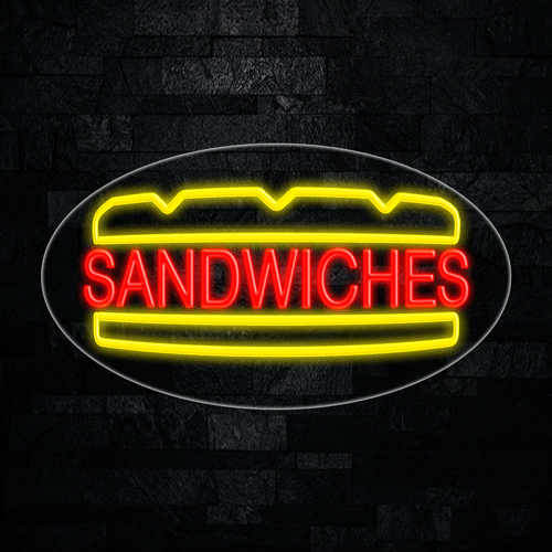 Sandwiches LED Flex Sign 30″ x 17″