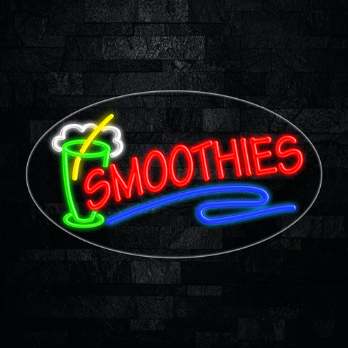 Smoothies LED Flex Sign 30″ x 17″