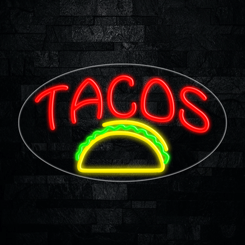 Tacos LED Flex Sign 30″ x 17″