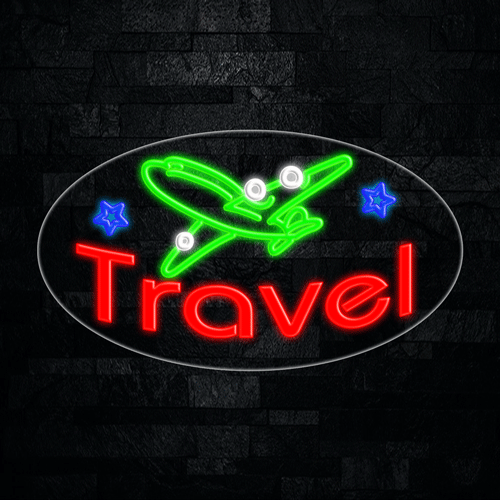 Travel LED Flex Sign 30″ x 17″