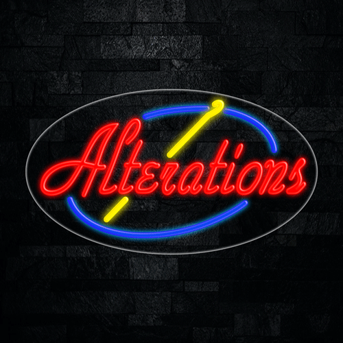 Alterlations LED Flex Sign 30″ x 17″