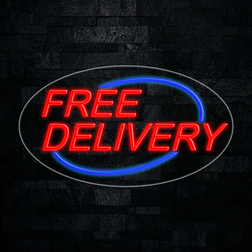 Free Delivery LED Flex Sign 30″ x 17″