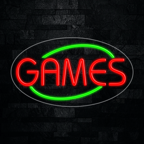 Games LED Flex Sign 30″ x 17″