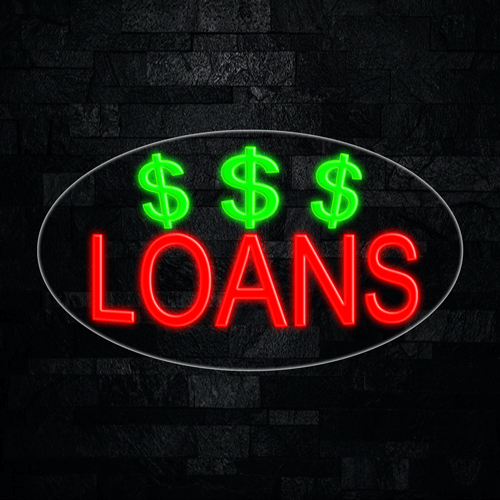 Loans LED Flex Sign 30″ x 17″