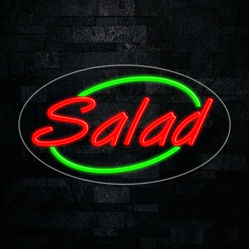 Salad LED Flex Sign 30″ x 17″