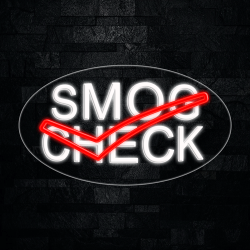 Smog Checks LED Flex Sign 30″ x 17″