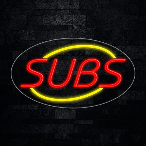 Subs LED Flex Sign 30″ x 17″