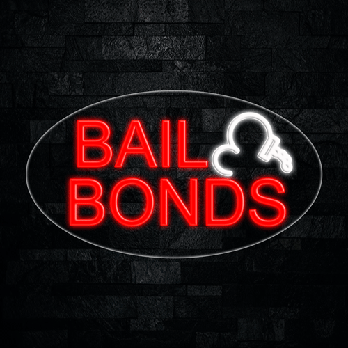 Bail Bonds LED Flex Sign 30″ x 17″