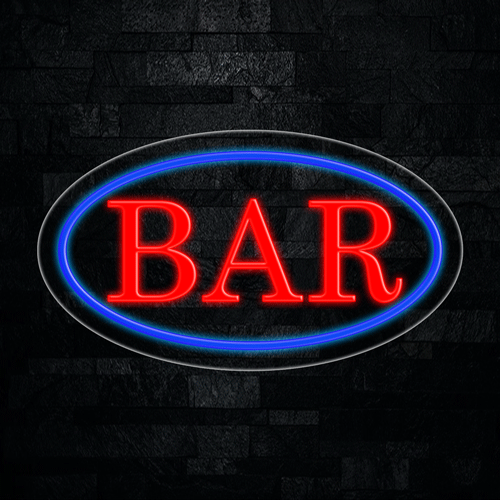 Bar LED Flex Sign 30″ x 17″