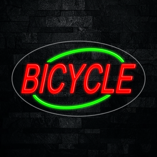 Bicycle LED Flex Sign 30″ x 17″