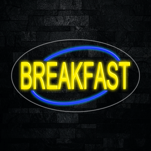 Breakfast LED Flex Sign 30″ x 17″