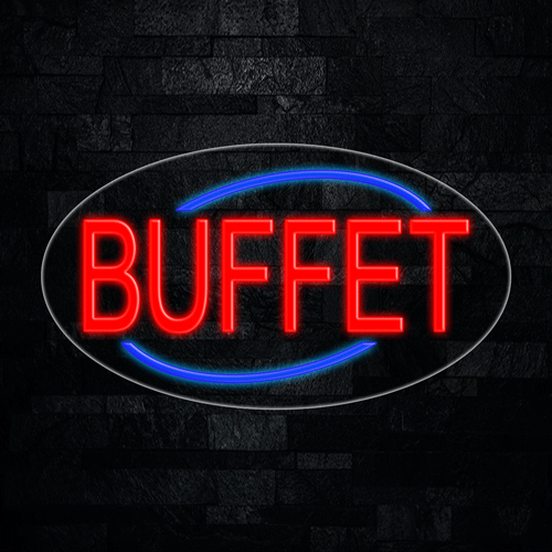 Buffet LED Flex Sign 30″ x 17″