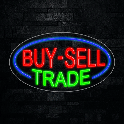 Buy-Sell Trade LED Flex Sign 30″ x 17″