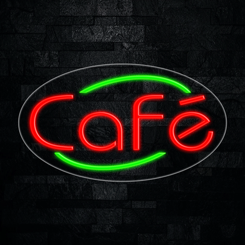 Café LED Flex Sign 30″ x 17″