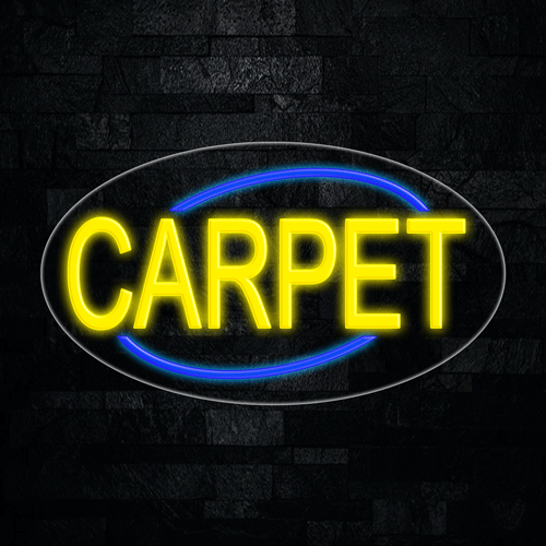 Carpet LED Flex Sign 30″ x 17″