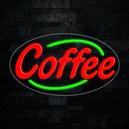 Coffee LED Flex Sign 30″ x 17″