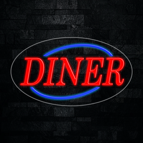 Diner LED Flex Sign 30″ x 17″