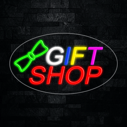 Gift Shop LED Flex Sign 30″ x 17″