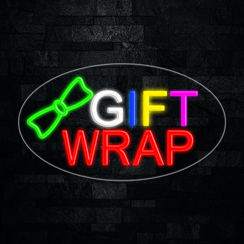 Gift Wrap LED Flex Sign 30″ x 17″