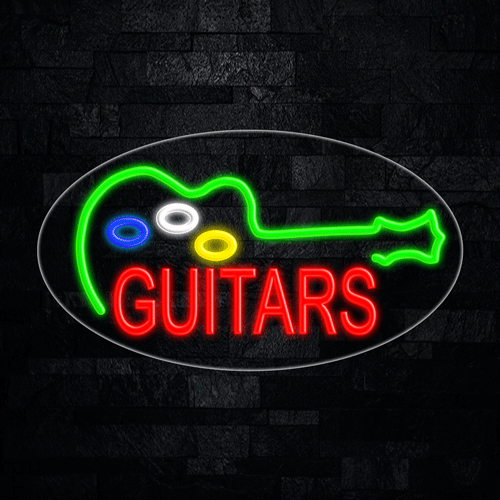 Guitars LED Flex Sign 30″ x 17″