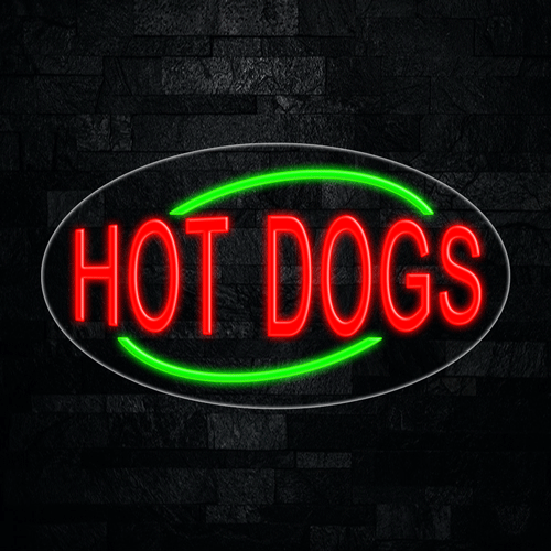 Hot Dogs LED Flex Sign 30″ x 17″