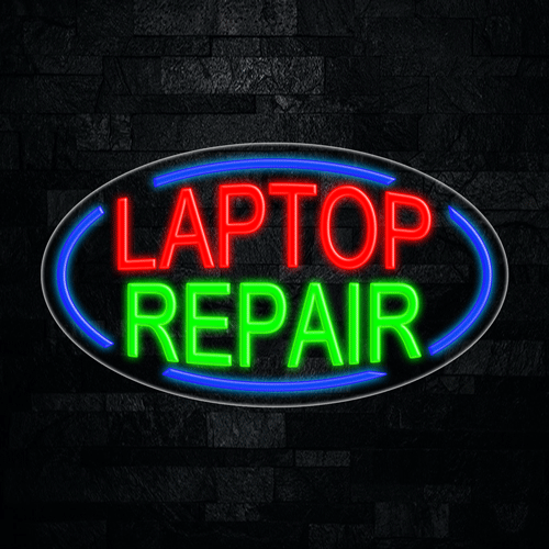 Laptop Repair LED Flex Sign 30″ x 17″