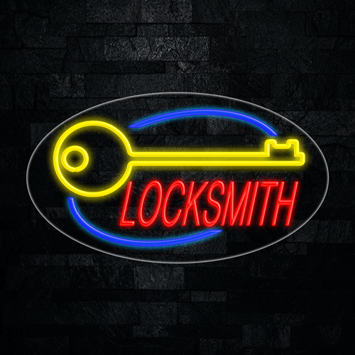 Locksmith / Logo LED Flex Sign 30″ x 17″