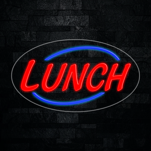 Lunch LED Flex Sign 30″ x 17″