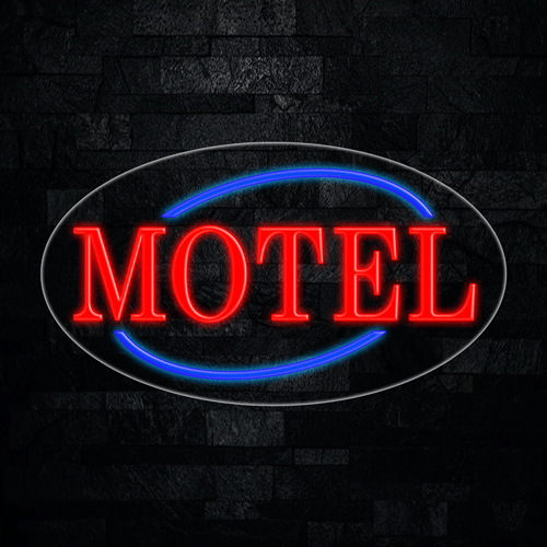 Motel LED Flex Sign 30″ x 17″