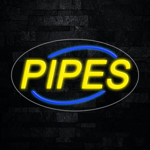 Pipes LED Flex Sign 30″ x 17″