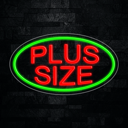 Plus Size LED Flex Sign 30″ x 17″