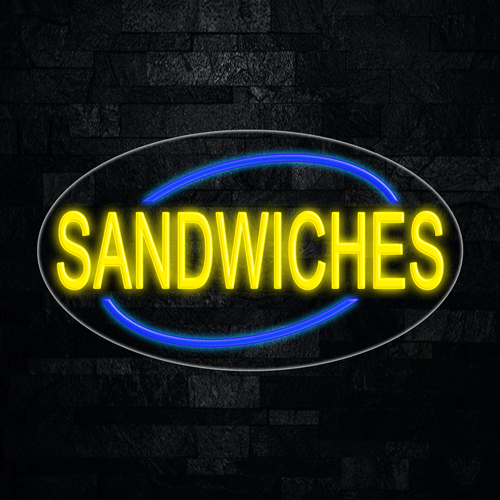 Sandwiches LED Flex Sign 30″ x 17″