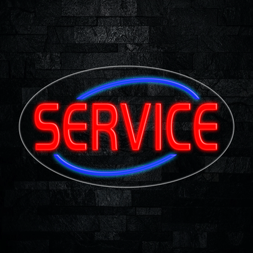 Service LED Flex Sign 30″ x 17″