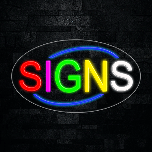 Signs LED Flex Sign 30″ x 17″