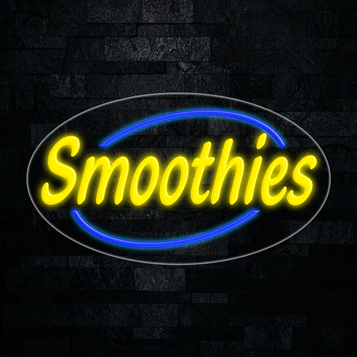 Smoothies LED Flex Sign 30″ x 17″