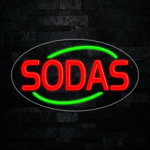 Sodas LED Flex Sign 30″ x 17″