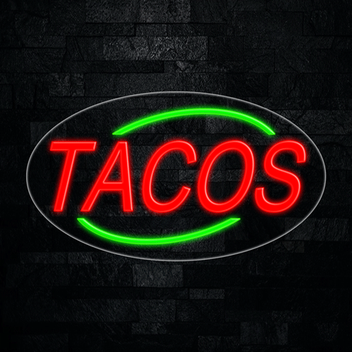 Tacos LED Flex Sign 30″ x 17″