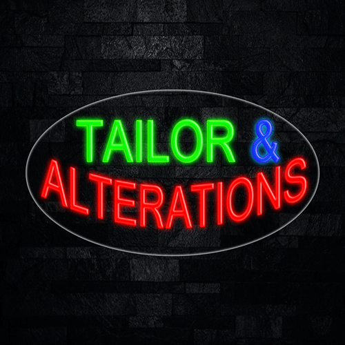 Tailor & Alterations LED Flex Sign 30″ x 17″