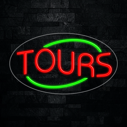 Tours LED Flex Sign 30″ x 17″