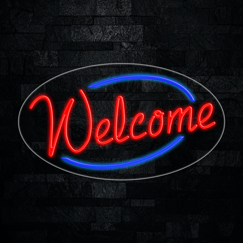 Welcome LED Flex Sign 30″ x 17″