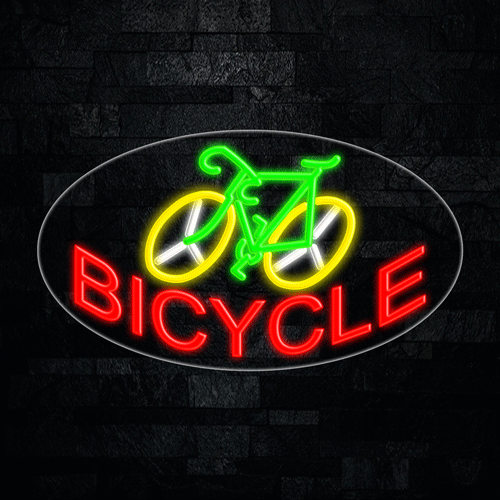 Bicycle LED Flex Sign 30″ x 17″