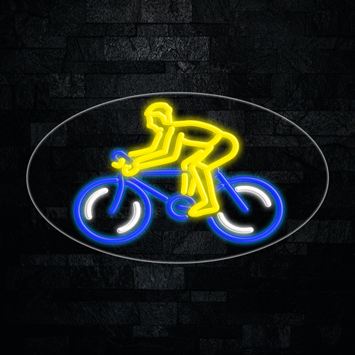 Bicycle LED Flex Sign 30″ x 17″