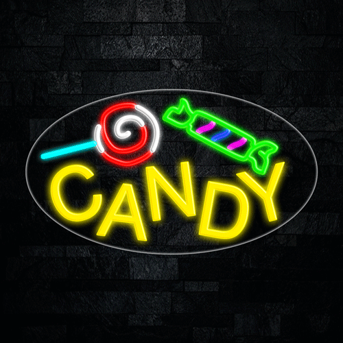 Candy LED Flex Sign 30″ x 17″