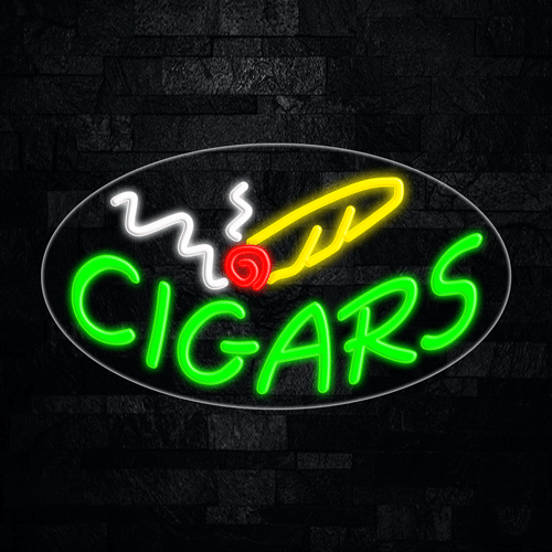 Cigars LED Flex Sign 30″ x 17″