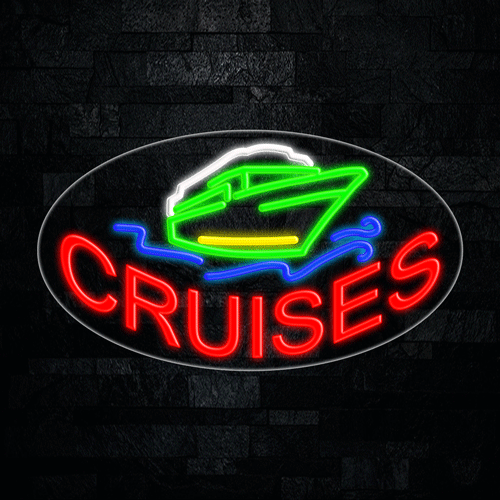 Cruises LED Flex Sign 30″ x 17″