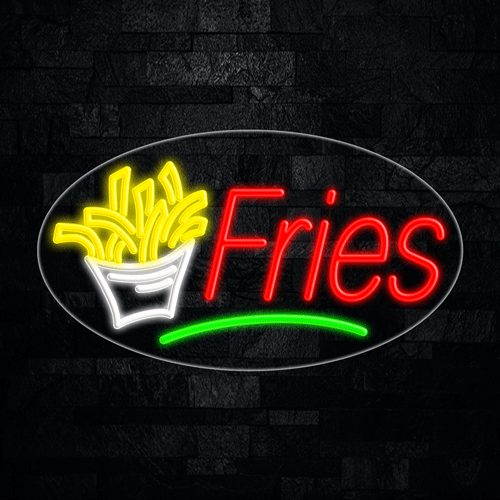 Fries LED Flex Sign 30″ x 17″