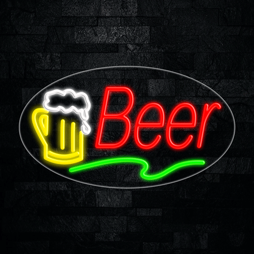 Beer LED Flex Sign 30″ x 17″