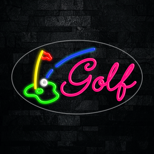 Golf LED Flex Sign 30″ x 17″